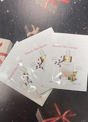Clarins tinted oleo-serum тональна основа для обличчя