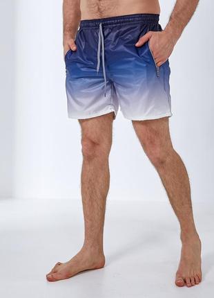 Мужские пляжные шорты из плащевой ткани с подкладкой, размеры от 48 до 56
