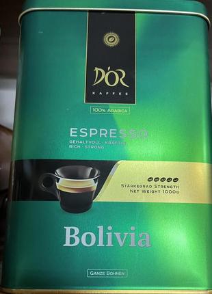 Кофе в зернах kaffèe d'or espresso bolivia 1 кг