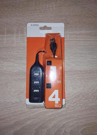 Хаб usb 2.0 hub на 4 портів