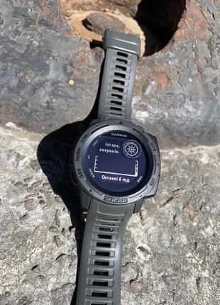 Garmin instinct solar нові смарт часы захищений підзарядка від сонця6 фото