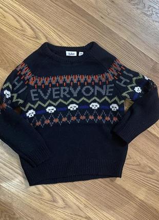 Вʼязаний светр для хлопчика