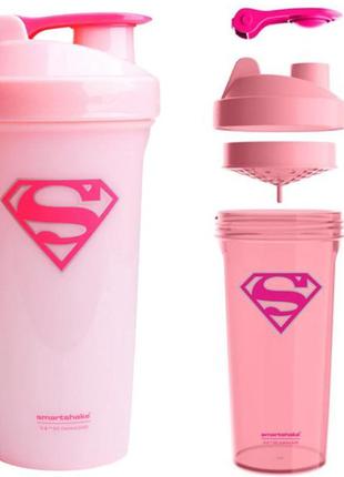 Шейкер smartshake lite dc supergirl 800 ml