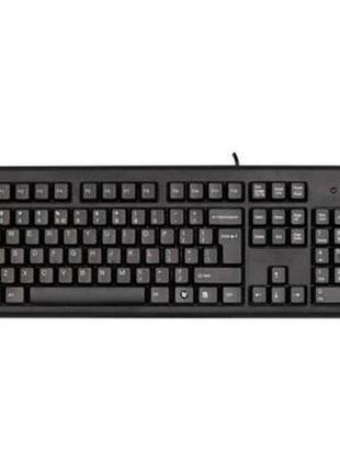 Клавіатура  usb a4-tech km-720-black-us чорна