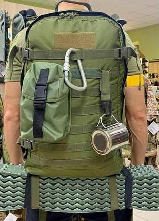 Тактичний штурмовий рюкзак 32л з виведенням гідросистеми сірий5 фото