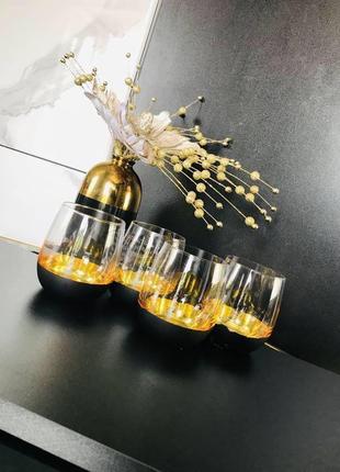 Золоті склянки для напоїв sinsay