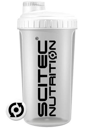 Shaker scitec nutrition 700 ml opaque white lid