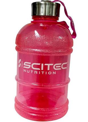 Пляшка для води гідратор scitec nutrition hydrator 1,3 л pink рожева