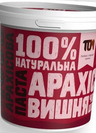 Tom peanut butter арахісова паста 1 kg з чорним шоколадом і вишнями