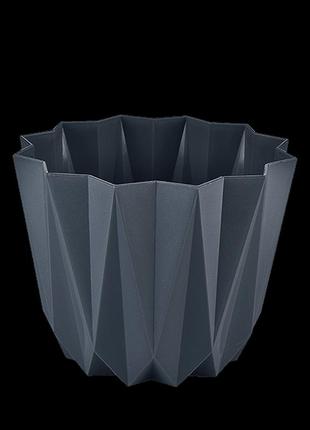 Горщик для квітів prizma (15,5х27 см) 2.25л  сірий