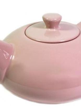 Чайник заварочный fissman sweet dream 575мл керамический, розовый