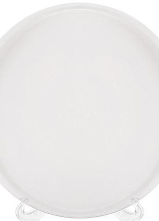 Тарілка обідня white city, набір 2 тарілки ø 28 см, біла порцеляна