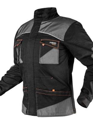 Neo tools 81-218-s куртка робоча hd slim, р. s/48, щільність 285 г/м2