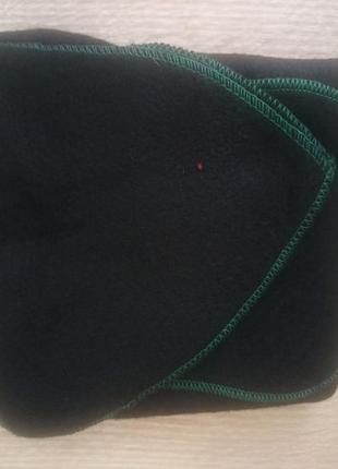 Набор для сауны: шапка, рукавица,  лежак (черный)2 фото