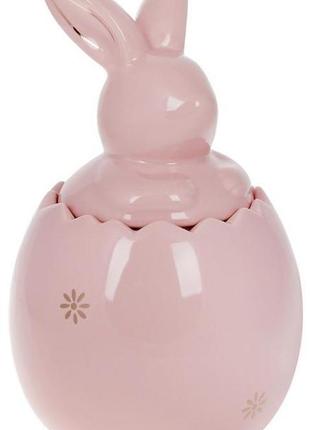 Банка для продуктов "розовый кролик" 2.3л керамика