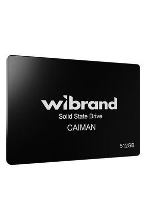 Ssd wibrand caiman 512gb 2.5" 7mm sataiii standard