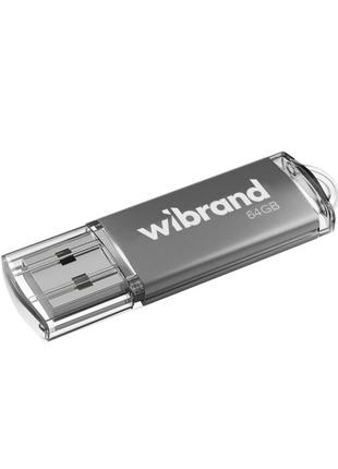 Flash wibrand usb 2.0 cougar 64gb silver