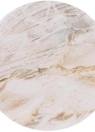Подставка под горячее керамическая "natural marble" ø16см на пробковой основе