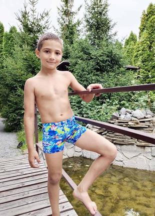Дитячі плавки-шорти для хлопчика, розмір 1-3 років, тропічний принт.