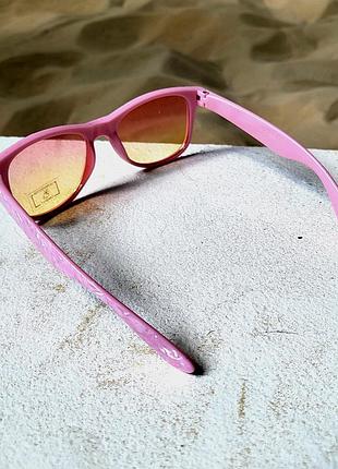 Детские солнечные розовые очки для девочки