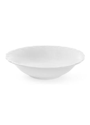 Набір 3 порцелянові супові тарілки "white prince" 800 мл (біла порцеляна)