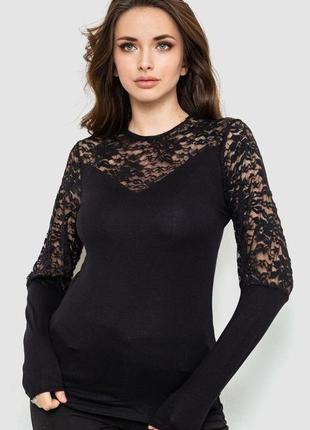 Блуза, цвет черный, 186r522