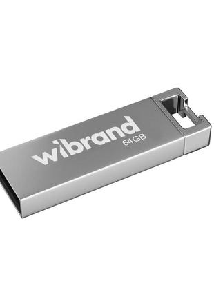 Flash wibrand usb 2.0 chameleon 64gb silver