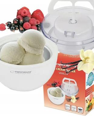 Морожениця апарат для морозива esperanza vanilla eki001 0,6л