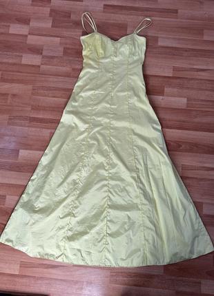 Плаття vera mont лимонного кольору