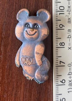 Значок "олімпійський ведмедик" 4 см