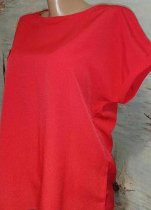 Женская футболка, женская блузка короткий рукав, футболка женская красного цвета