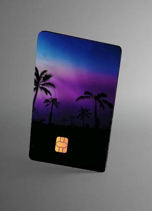 Наклейка на банківську картку стікер на банковскую карту