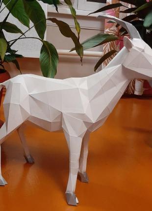 Paperkhan конструктор із картону 3d фігура антилопа коза31 паркрафт papercraft подарунковий набір іграшка