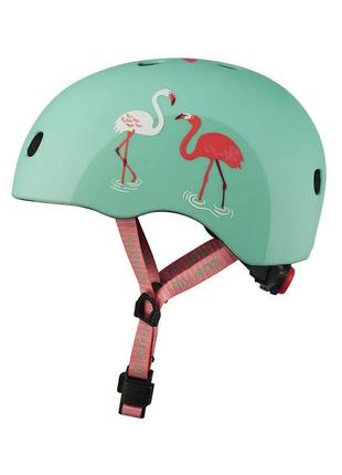 Защитный шлем micro - фламинго (52-56 сm, m)