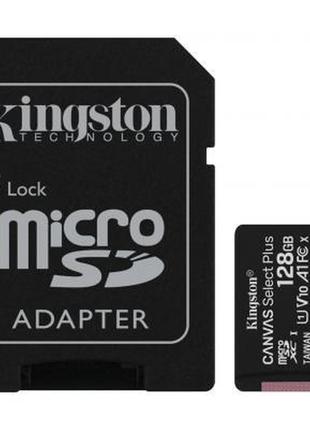 Картка пам'яті kingston 128 gb micsdxc class 10 a1 canvas select plus (sdcs2/128gb)