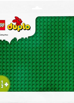 Конструктор lego duplo зелена будівельна пластина (10980)