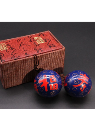 Масажні кулі баодінг пара з емаллю преміум №10