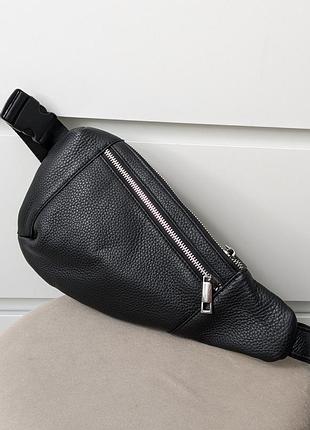 Якісна шкіряна сумка 3відділення