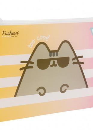 Папка на блискавці yes а4, pusheen (492031)