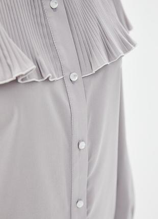 Блуза "либерти" (серый)4 фото
