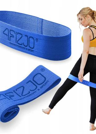 Гумка для фітнесу та спорту тканинна 4fizjo flex band 11-15 кг 4fj0129