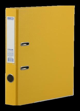 Папка-реєстратор buromax, а4, 70 мм, elite, pp, жовтий, (bm.3016-08c)