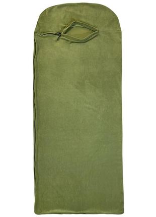 Флисовое одеяло тактическое 210 х 180 см армейское одеяло плед кокон спальник зсу