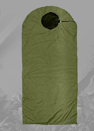 Зимний спальник военный -30° спальный мешок на флисе ххл армейский тактический теплый 210*100 зсу походный