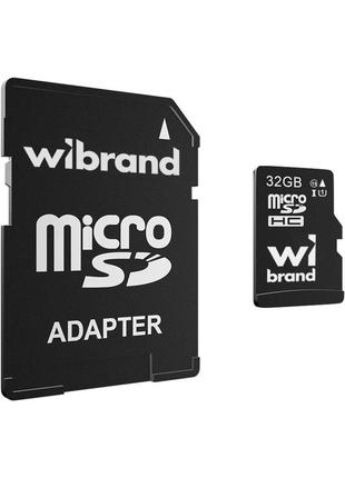 Microsdhc (uhs-1) wibrand 32gb class 10 (adapter sd)