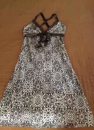 Paris шовкова сукня  у білизняному стилі