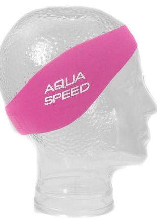 Повязка aqua speed neopren earband 6179 (179-03) 50-55 см розовый (5908217661791)