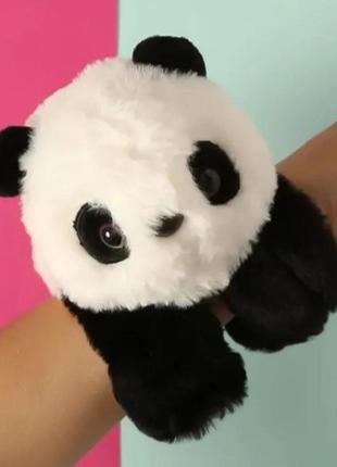 Мягкая плюшевая игрушка браслет панда