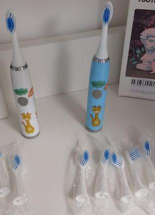 Дитячі електричні зубні щітки (7 додаткових насадок)
