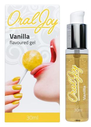 Оральний гель зі смаком ванілі oral joy vanilla, 30 мл